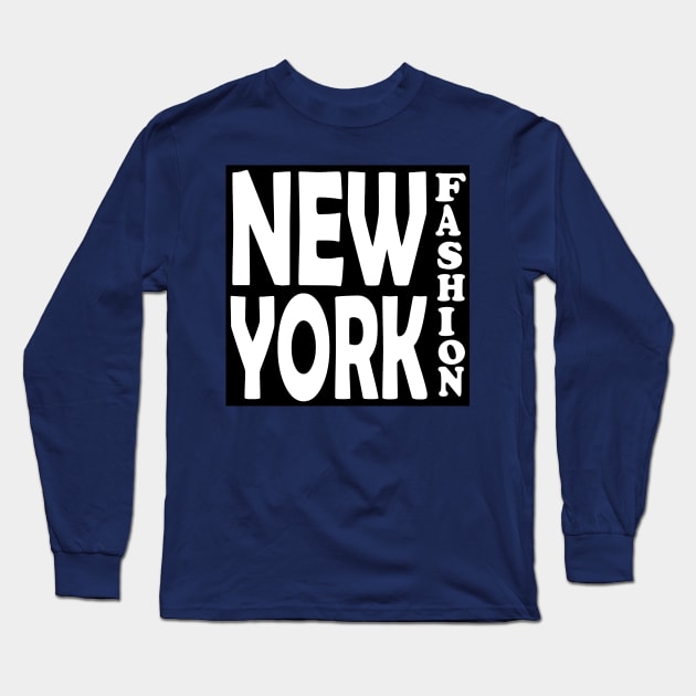 New York Long Sleeve T-Shirt by RAK20